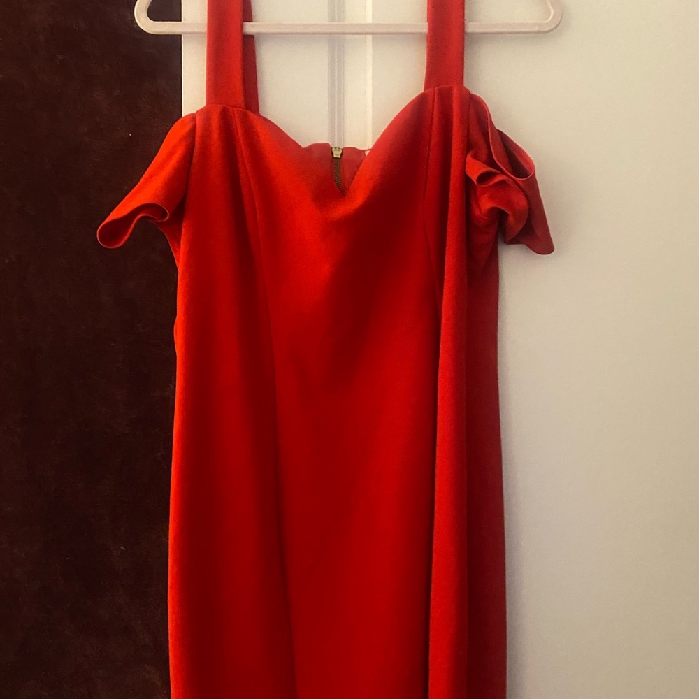 Sexy Red Dress bisou bisou off shoulder size 16